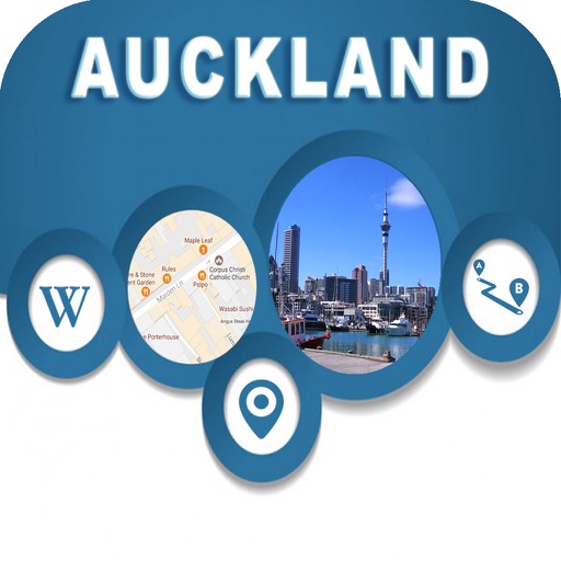 Auckland New Zealand Offline Map Navigation GUIDE icon