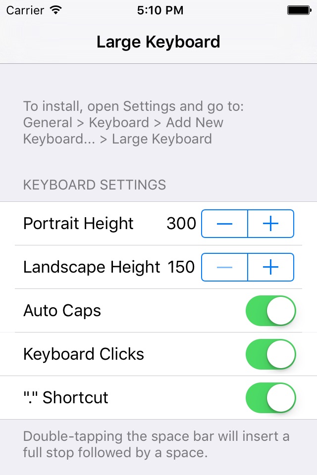 Larger Keyboard – Type Faster w Bigger XL Keys screenshot 4