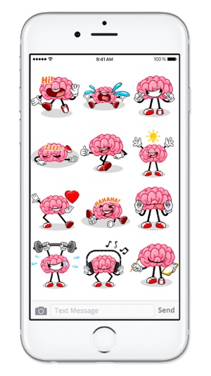 Brain Emojis Share Your Feelings Emoticon Stickers(圖3)-速報App