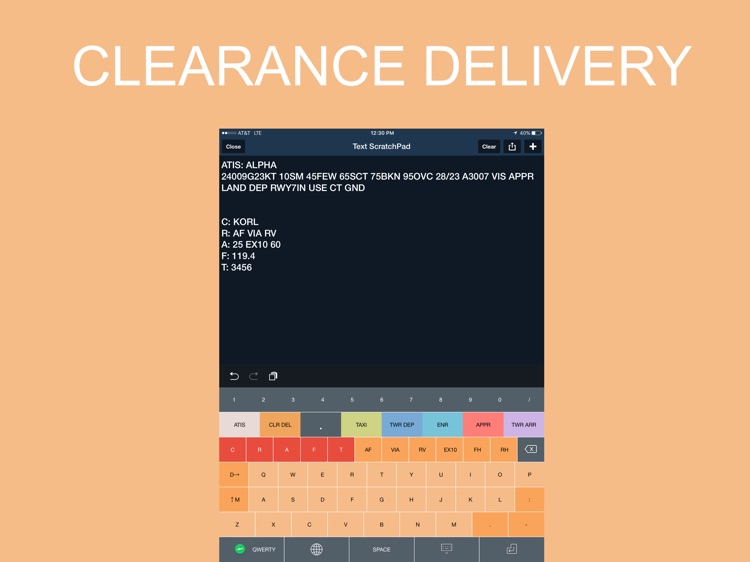 FFKeyboard - An Aviation Keyboard for ForeFlight