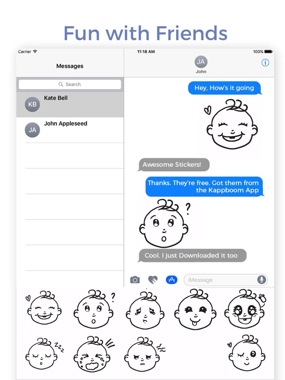 Screenshot #5 pour Baby Emojis by Kappboom
