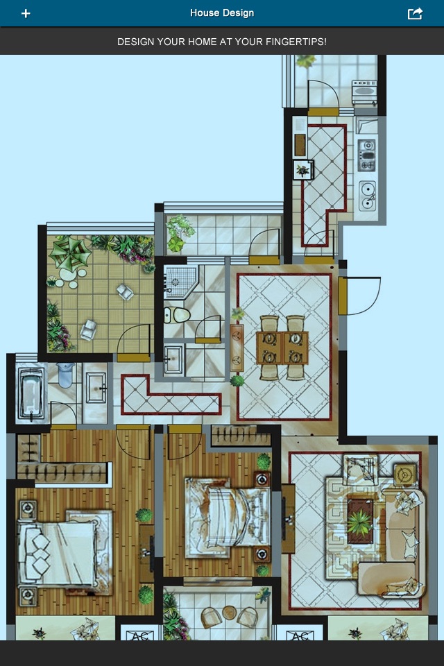 Home Office Design - floor plan & draft design screenshot 3