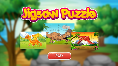 Dinosaur Park Jigsaw Puzzle Jurassic Dino World iPhone screenshot