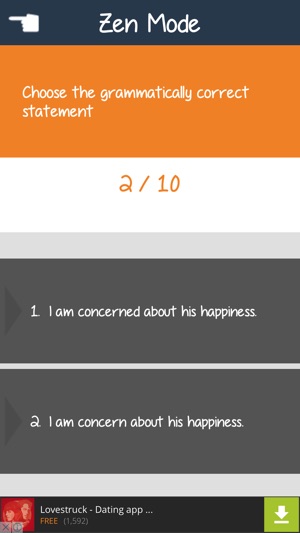 Quiz Express - English Grammar(圖2)-速報App