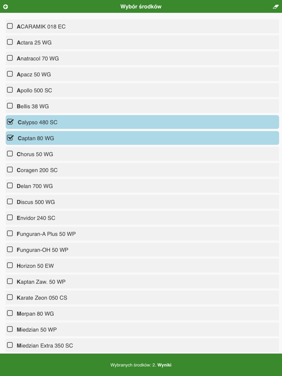 Screenshot #6 pour Mieszanie środków ochrony