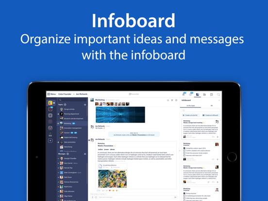 Team.biz - Business Messaging iPad screenshot