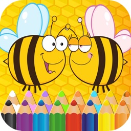 Coloring Page Bee