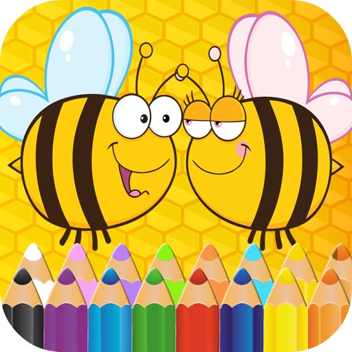 Coloring Page Bee