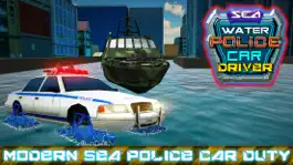 Game screenshot Sea Water Police Car Driver & Crime Chase Sim apk
