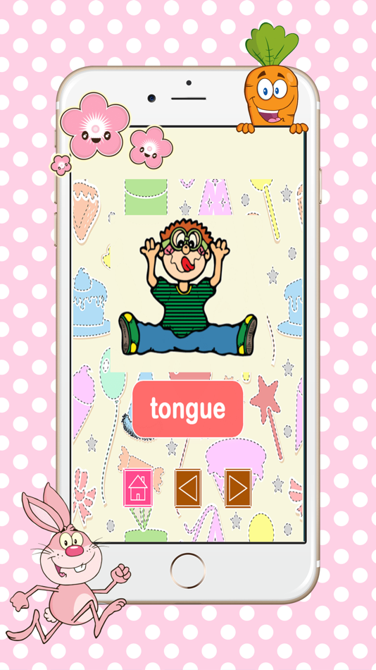 #3. ESL Body Parts Name Flashcards And Games With Song (iOS) By: pimporn rungratikunthorn