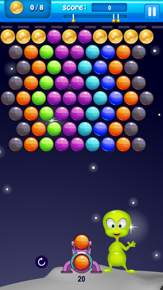 #4. Bubble Shooter Space - Bubble Blast (iOS) 由: Vadim Shendrikov