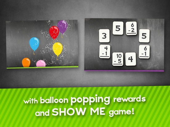 Subtraction Flash Cards Math Games for Kids Free iPad screenshot 2 - Games app