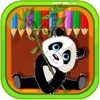 Panda Cute Coloring Book Pages Games Education