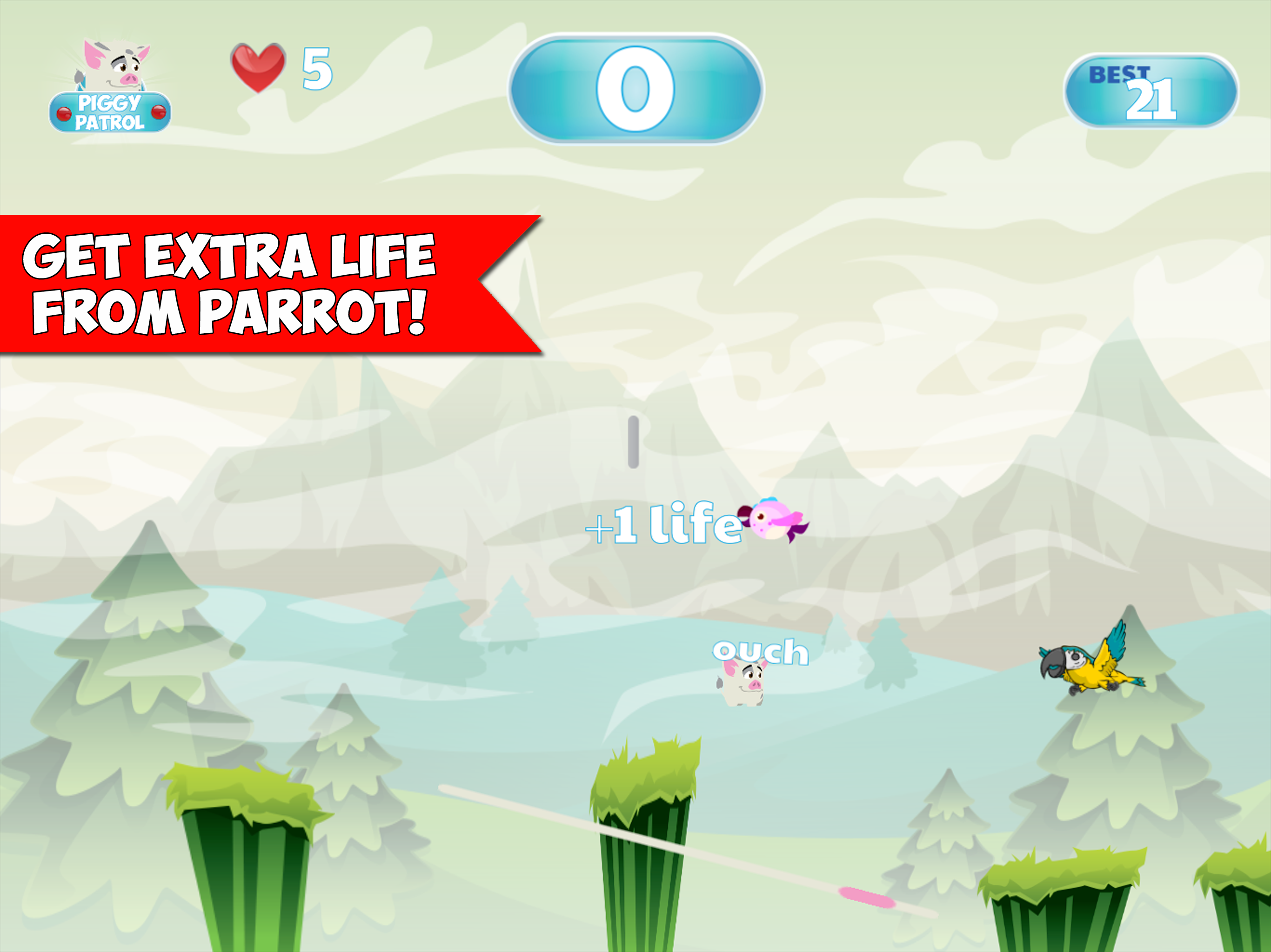 Piggy Patrol Jump Adventure screenshot 10