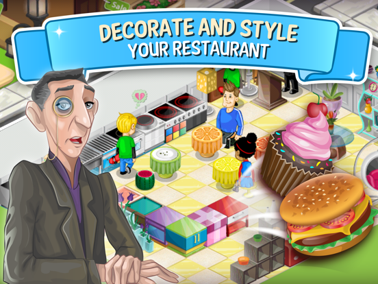 Restaurant Town iPad app afbeelding 4