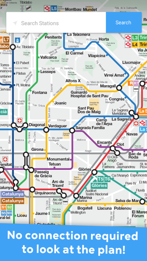 Metro Barcelona offline TBM(圖1)-速報App