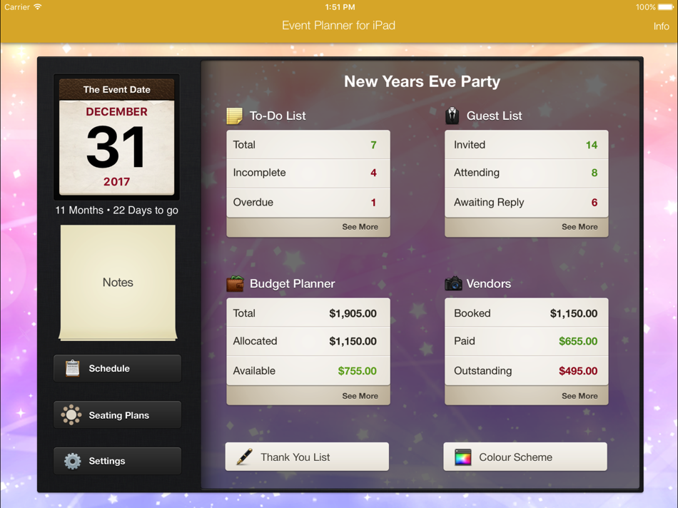 Event Planner for iPad - 1.17.4 - (iOS)