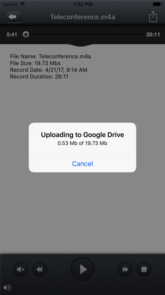 #4. Voice Memo Wifi Sharing Lite (iOS) By: Purple Development