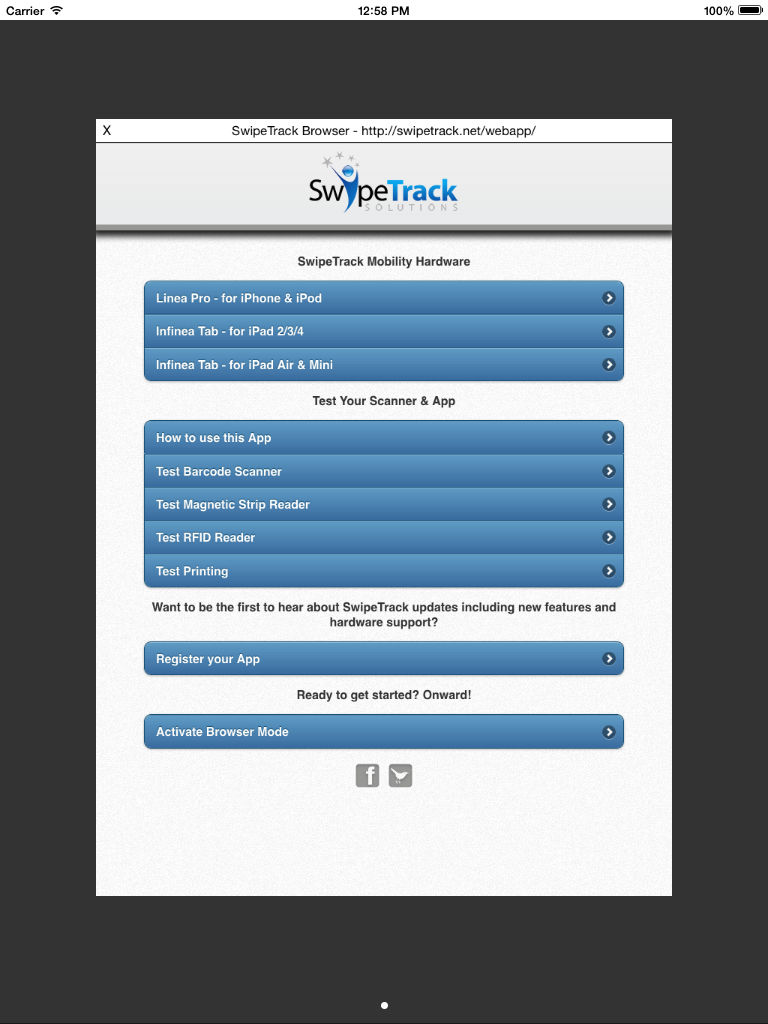 SwipeTrack Browser Classic