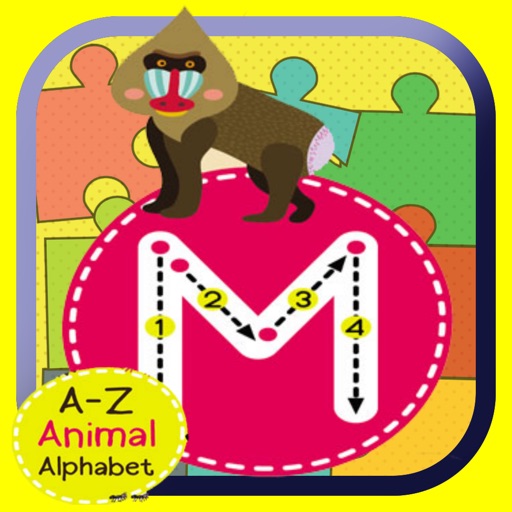 Alphabet Jigsaw Games Kids & Toddlers Free Puzzle Icon