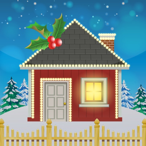 Christmas House Decoration Icon