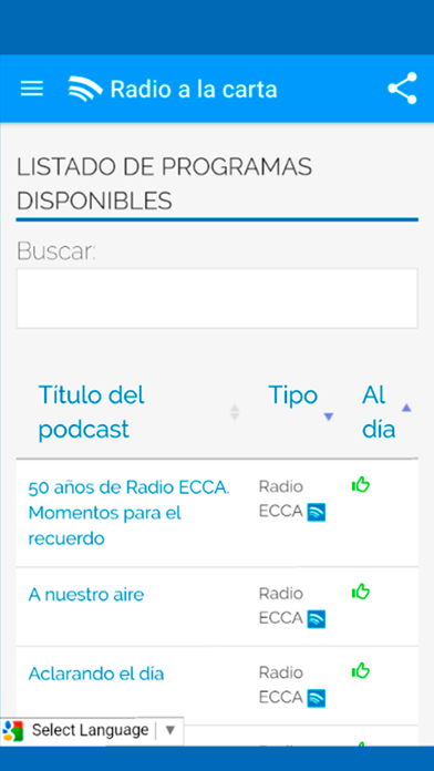 Radio ECCA screenshot 4