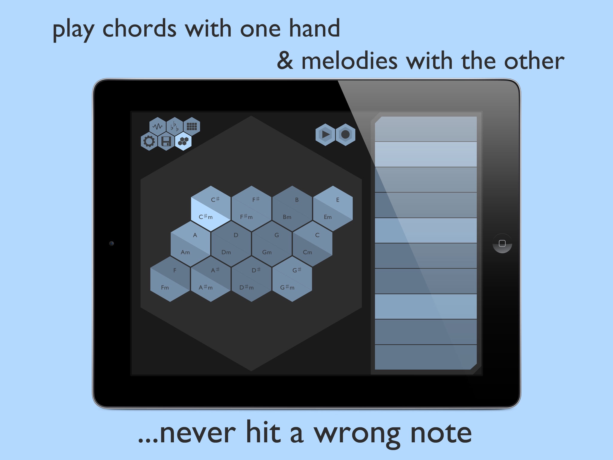Chordion : Musical Instrument & MIDI Controller screenshot 2