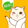 ステッカー,スタンプ,Hellowe Stickers: Lady Alpaca