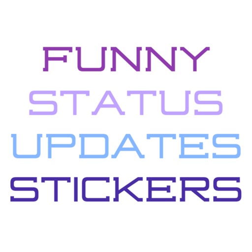 Funny Status Updates Stickers For iMessage icon