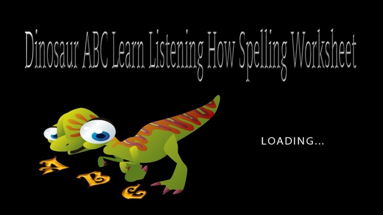 Dinosaur ABC Listening How Spelling Worksheet screenshot-4