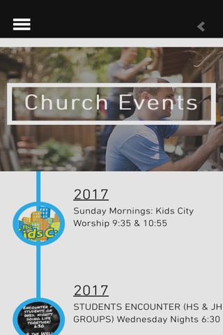 FBC BRANSON APP - náhled