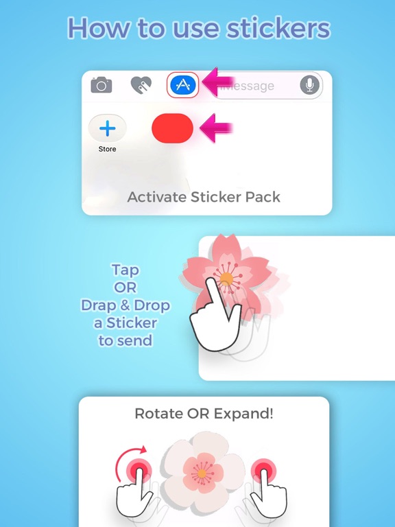 Screenshot #6 pour Cherry Blossom Stickers by Kappboom