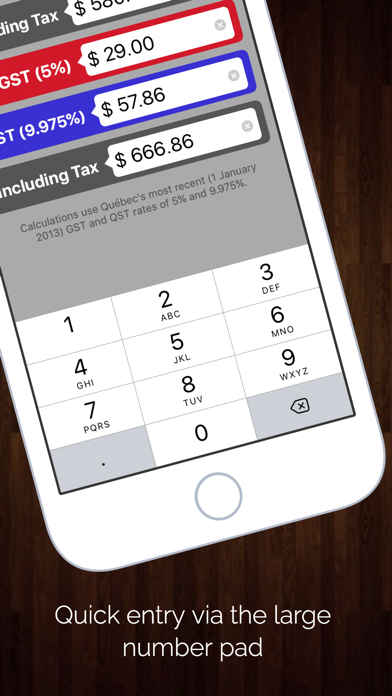 Screenshot #3 pour Canada Sales Tax Calculator - GST, HST, PST, & QST