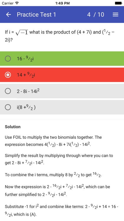 SAT Maths Practice Tests - No Calculator screenshot-3