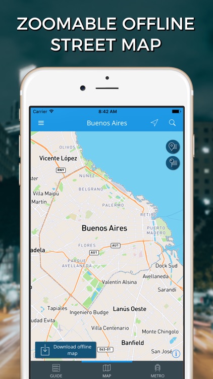 Buenos Aires Travel Guide with Maps screenshot-3