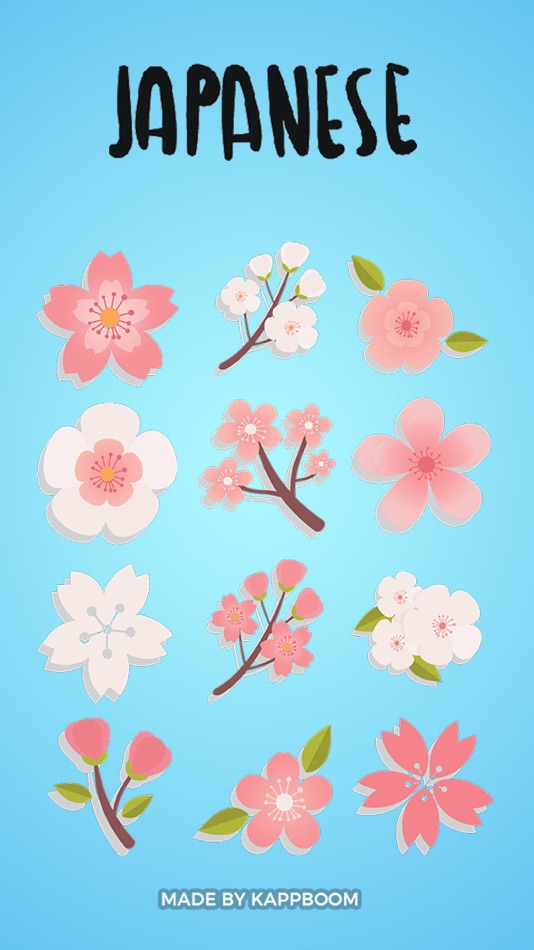 Cherry Blossom Stickers by Kappboom - 1.0 - (iOS)