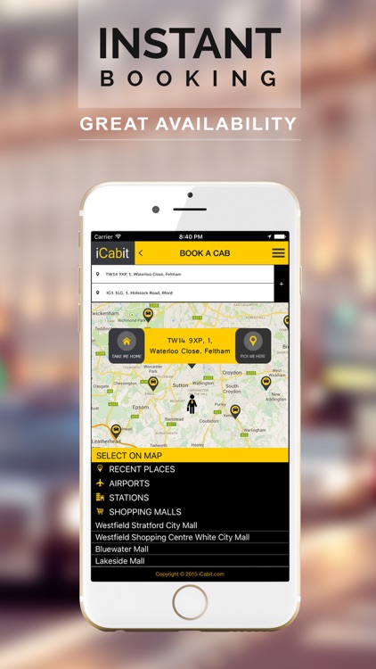 iCabit - Compare and Book Local Cab in London