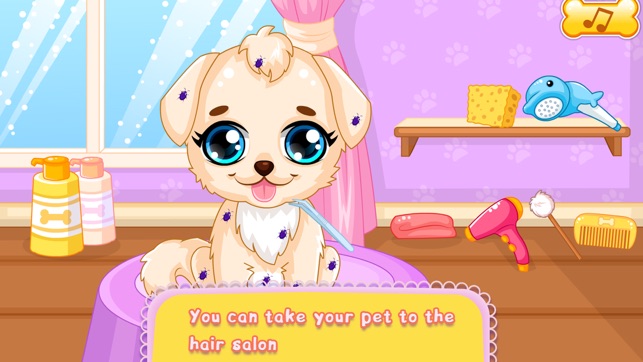 Girl Games:Puppy Makeover Hair Salon(圖2)-速報App