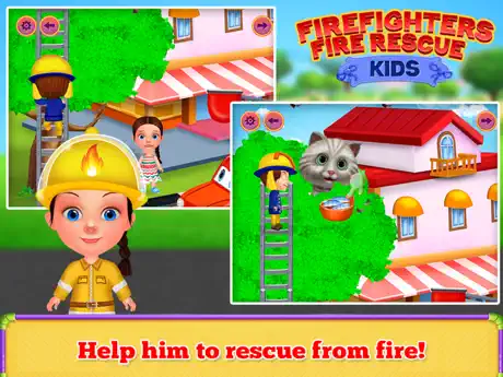 Bomberos Rescate de incendios Juego para niños