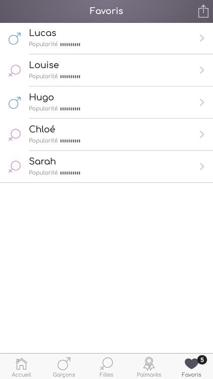 Tous les prénoms pour bébé screenshot-4