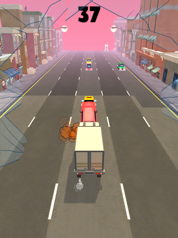 car racing endless iPad screenshot
