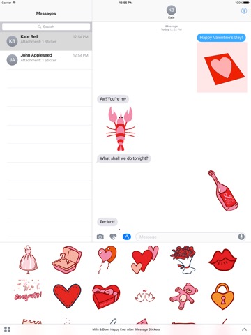 Mills & Boon Happy Ever After iMessage Stickersのおすすめ画像4
