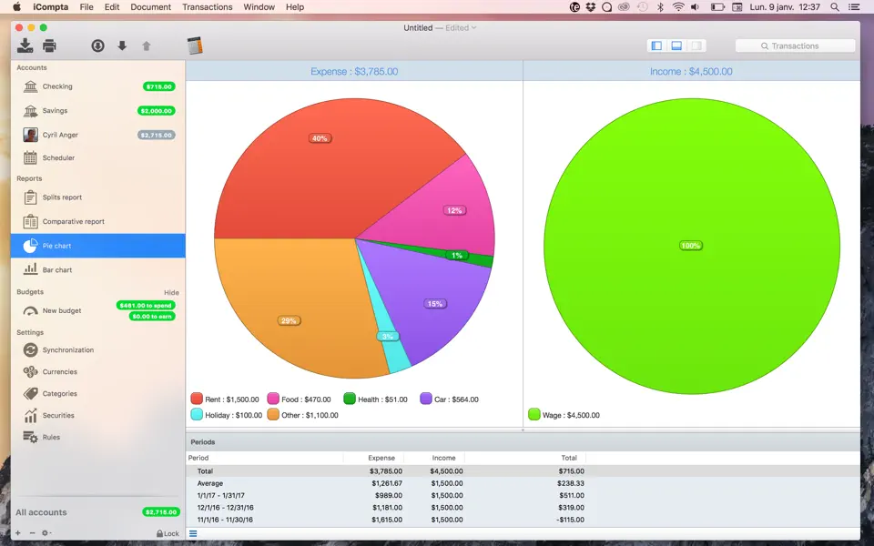 iCompta 6.2.1 Screenshot 3