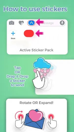 Fantastic love stickers screenshot 3