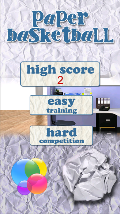 Paper Basketball Office screenshot1