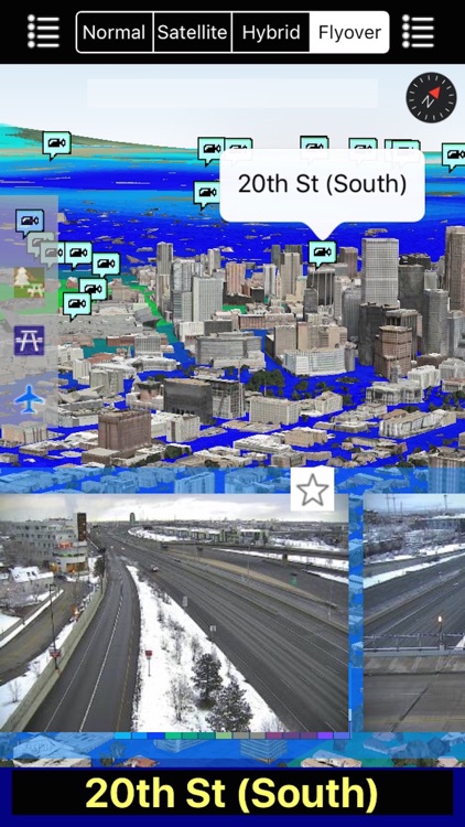 Colorado NOAA Radar with Traffic Camera 3D