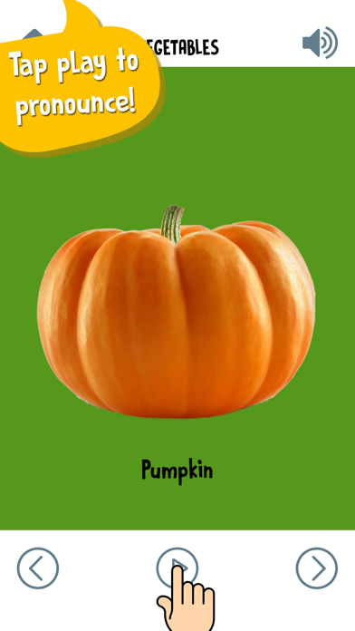 Screenshot #2 pour First Words for Baby: Foods