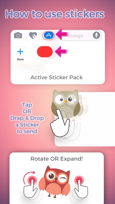 Screenshot #3 pour Cute Cartoon Owl