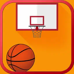 Classic Multiplayer Basketball game: Flick & Throw app icon