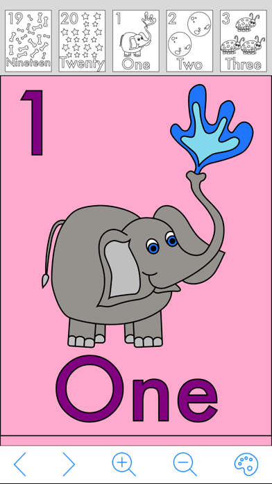 Screenshot #1 pour My Number Coloring Book Free